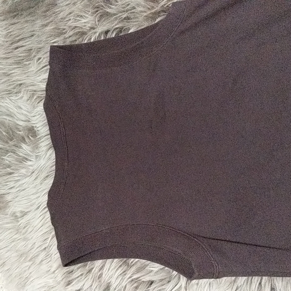 Norma Kamali Sleeveless V-Neck Tunic/ Sweatshirt Dress - Picture 10 of 12